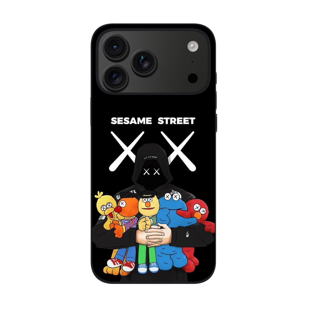 Kaws Sesame Street Phone Case For iPhone Samsung Galaxy Pixel - Kaws Sesame Street Characters Poster