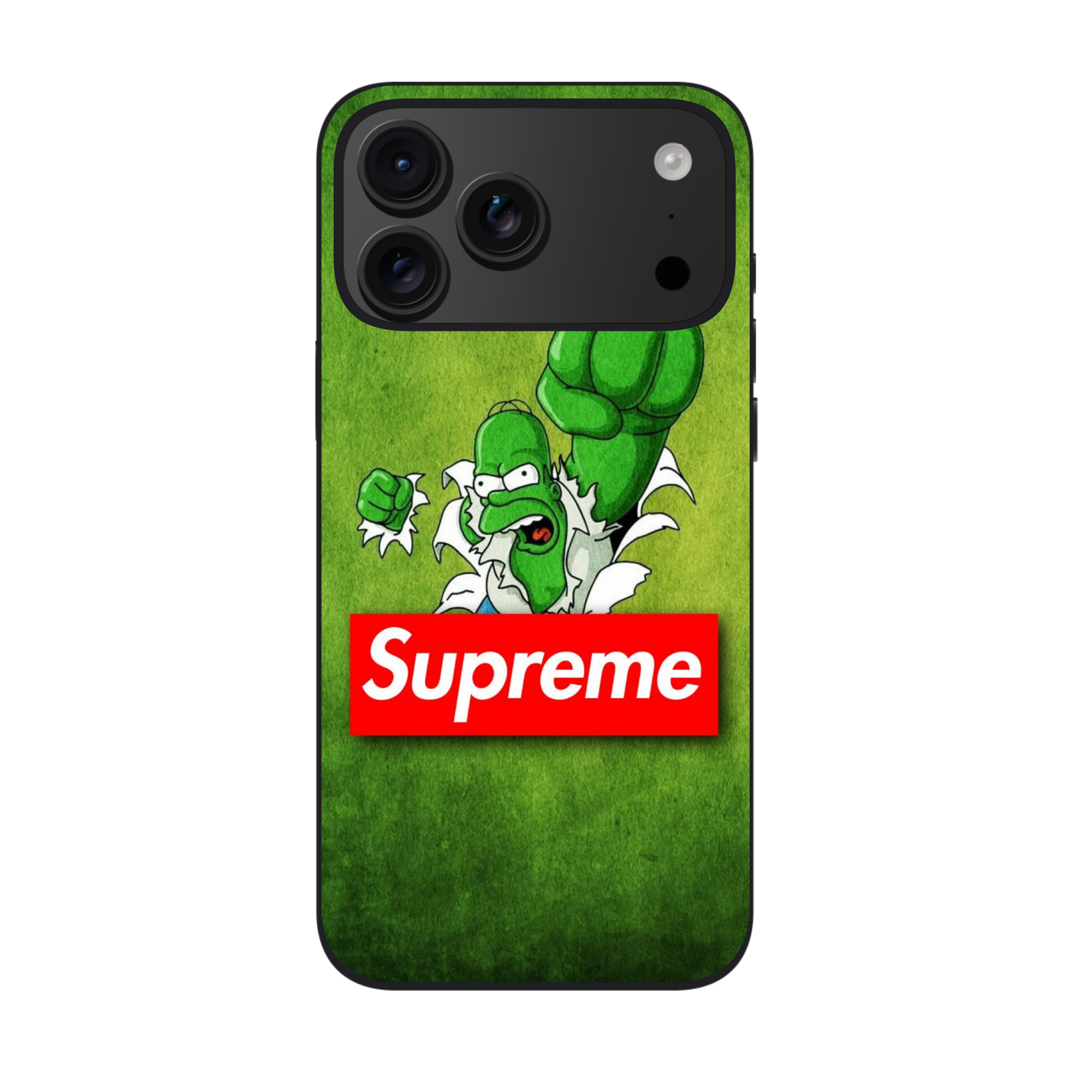 Supreme Homer Simpson Phone Case For iPhone Samsung Galaxy Pixel - Supreme Homer Hulk Poster