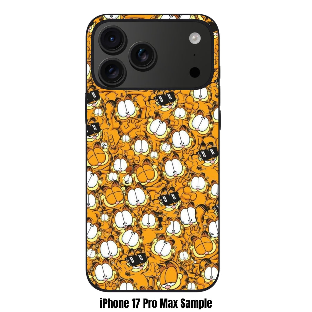 Garfield Phone Case For iPhone Samsung Galaxy Pixel - Garfield Expressive Expressions Collage Poster