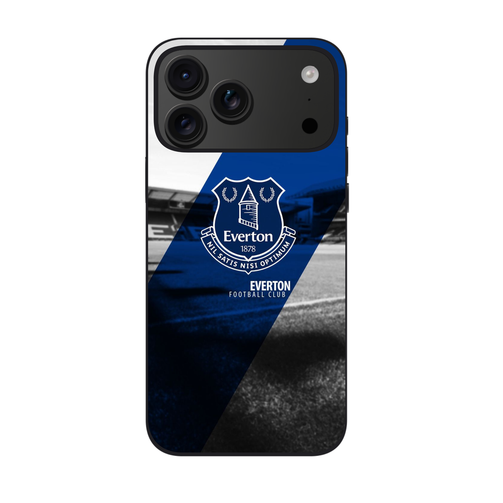 Everton FC Phone Case For iPhone Samsung Galaxy Pixel - Everton FC Crest On Stadium Background