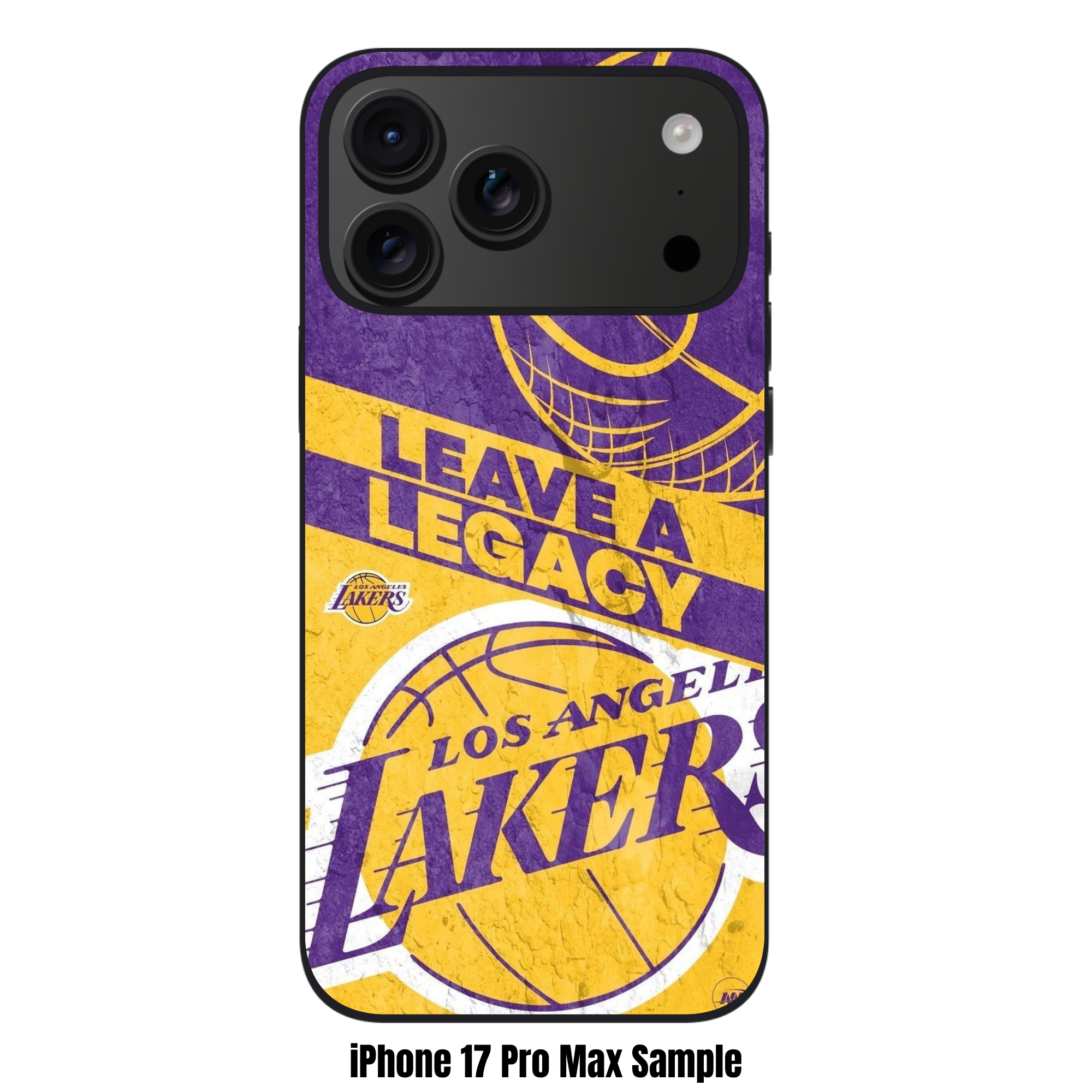 NBA Los Angeles Lakers Phone Case For iPhone Samsung Galaxy Pixel - Los Angeles Lakers Leave A Legacy Poster