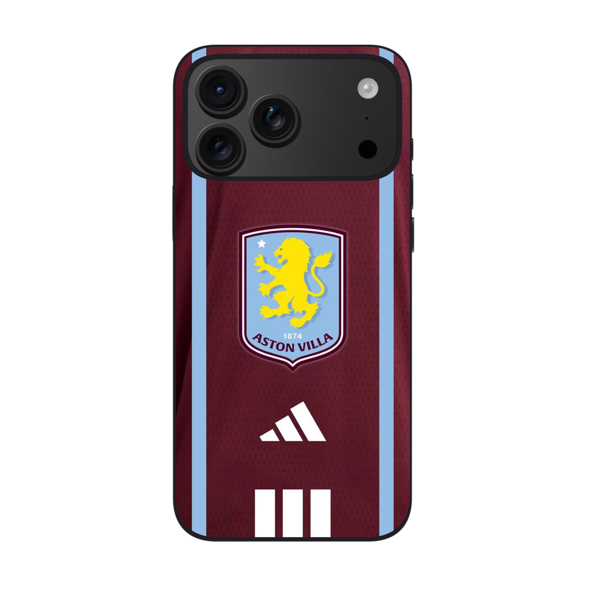 Aston Villa FC Phone Case For iPhone Samsung Galaxy Pixel - Aston Villa FC Adidas Home Jersey Poster