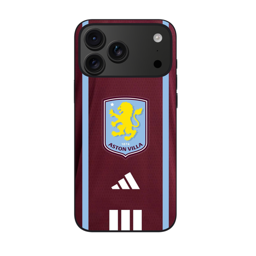 Aston Villa FC Phone Case For iPhone Samsung Galaxy Pixel - Aston Villa FC Adidas Home Jersey Poster