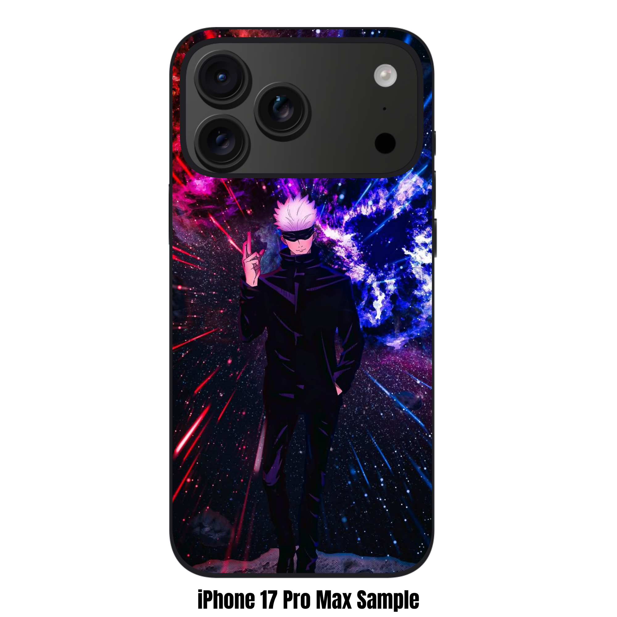 Jujutsu Kaisen Gojo Phone Case For iPhone Samsung Galaxy Pixel - Gojo Cursed Technique Reversal Art Poster