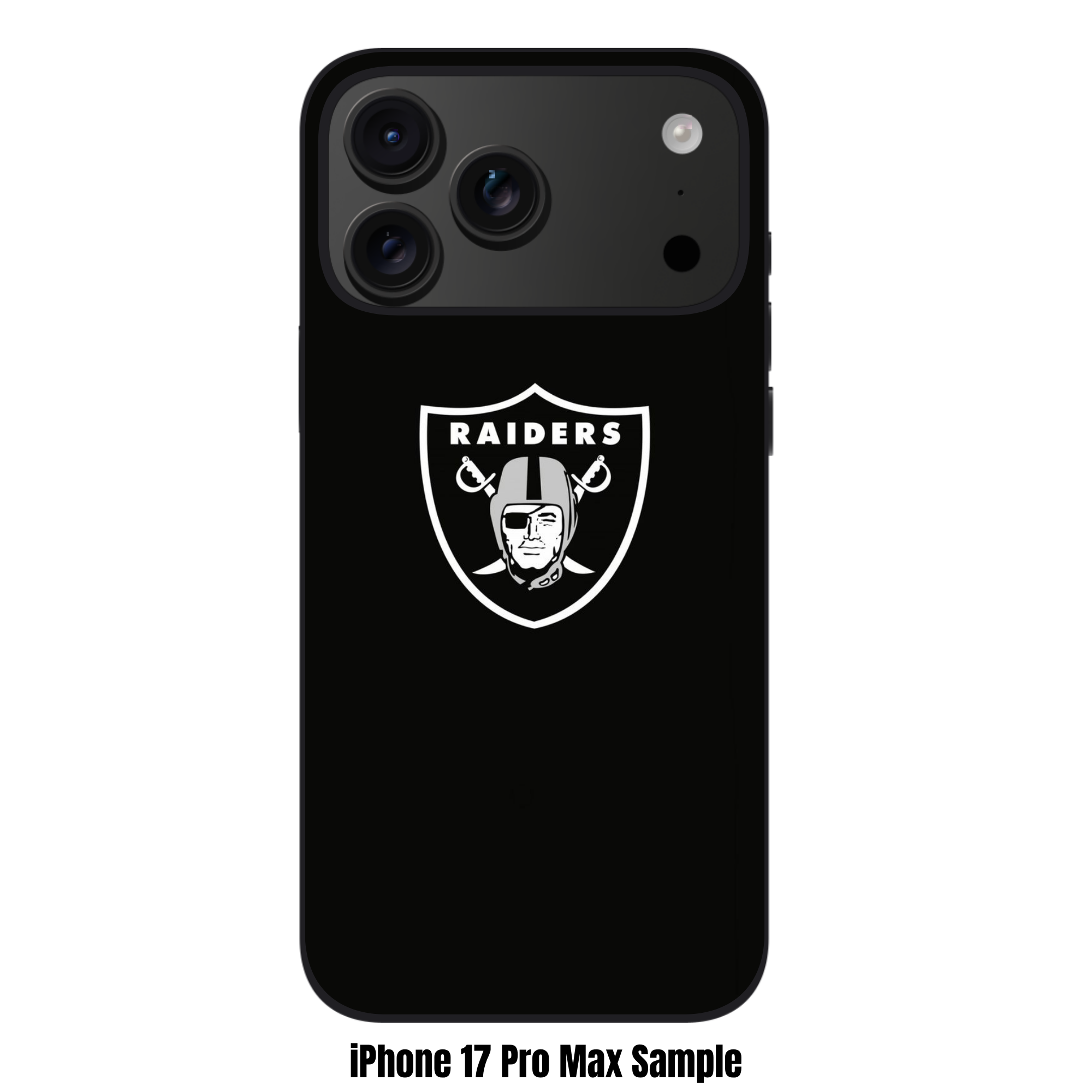 NFL Las Vegas Raiders Phone Case For iPhone Samsung Galaxy Pixel - Las Vegas Raiders Logo On Black Background