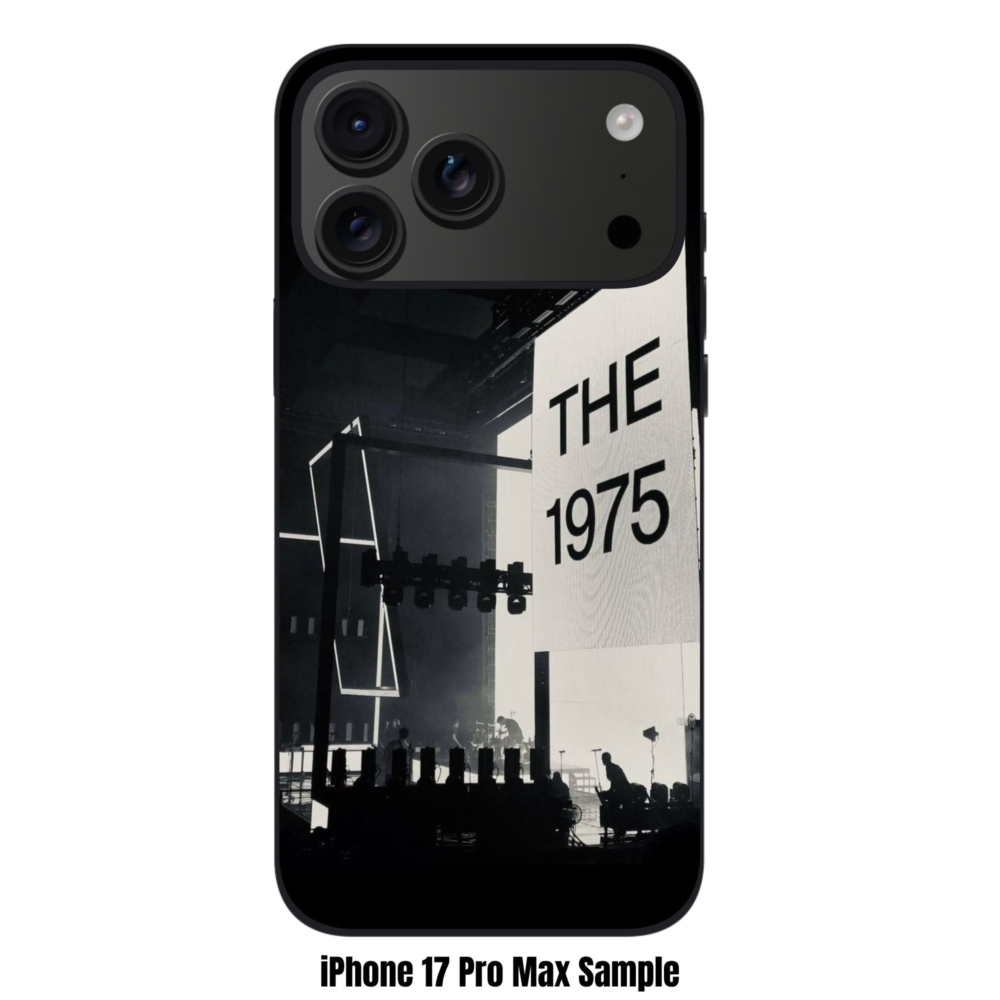 The 1975 Phone Case For iPhone Samsung Galaxy Pixel - The 1975 Stage Production In Black Background