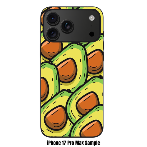 Avocado Pattern Phone Case For iPhone Samsung Galaxy Pixel - Cute Avocado Halves Packed Pattern