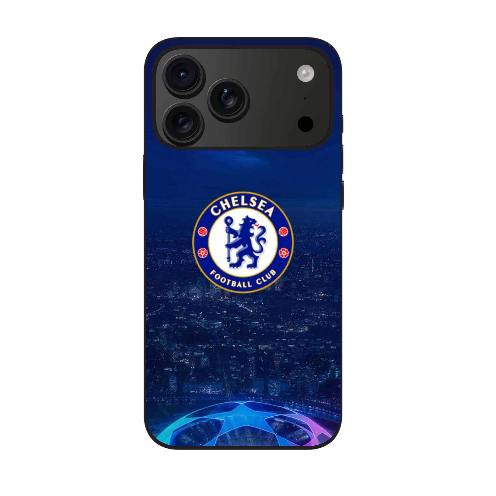 Chelsea FC Phone Case For iPhone Samsung Galaxy Pixel - Chelsea FC London Skyline Poster