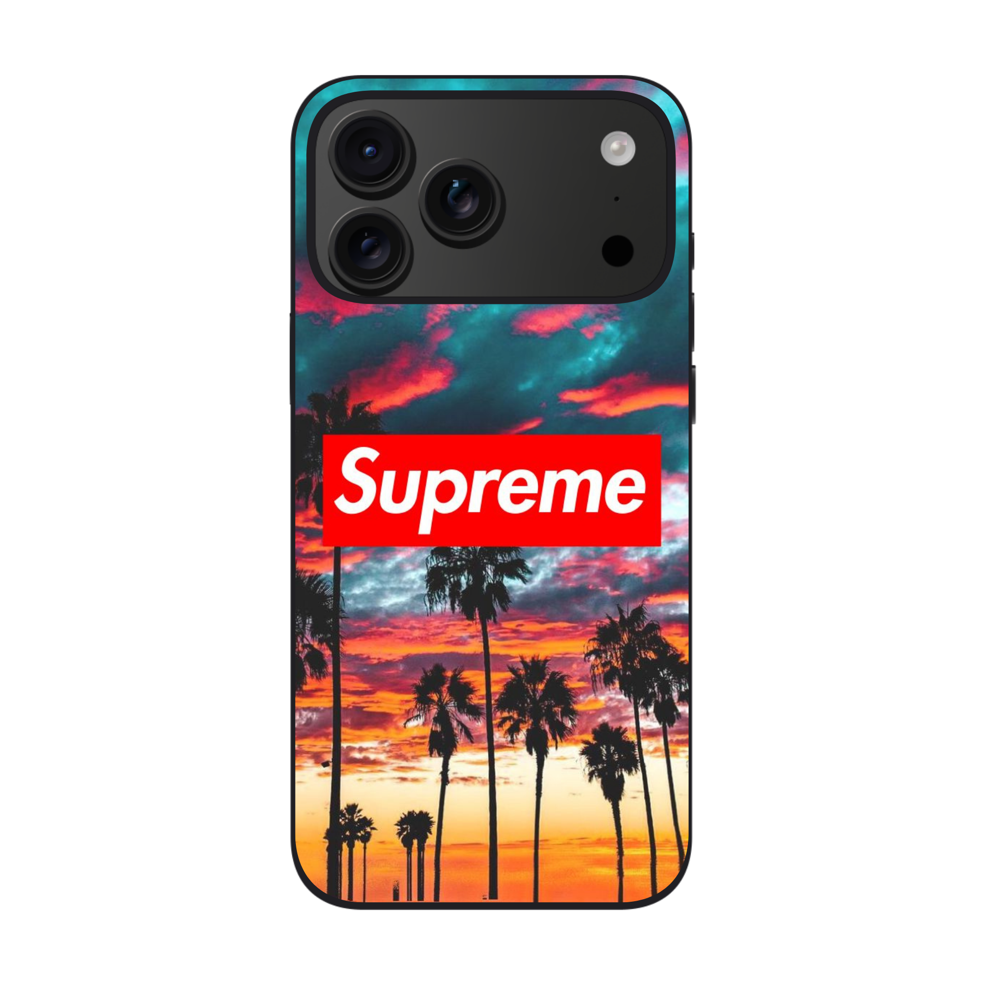 Supreme Phone Case For iPhone Samsung Galaxy Pixel - Supreme Sunset Beach Poster