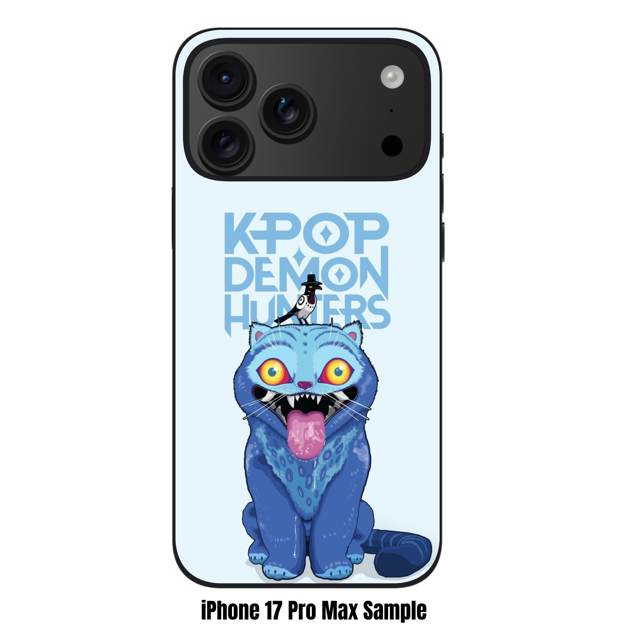 KPop Demon Hunters Derpy Phone Case For iPhone Samsung Galaxy Pixel -  Derpy And Sussie Wordmark On Light Blue Background