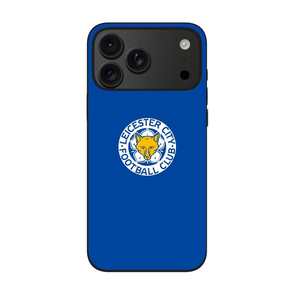 Leicester City FC Phone Case For iPhone Samsung Galaxy Pixel - Leicester City FC Crest On Blue Background