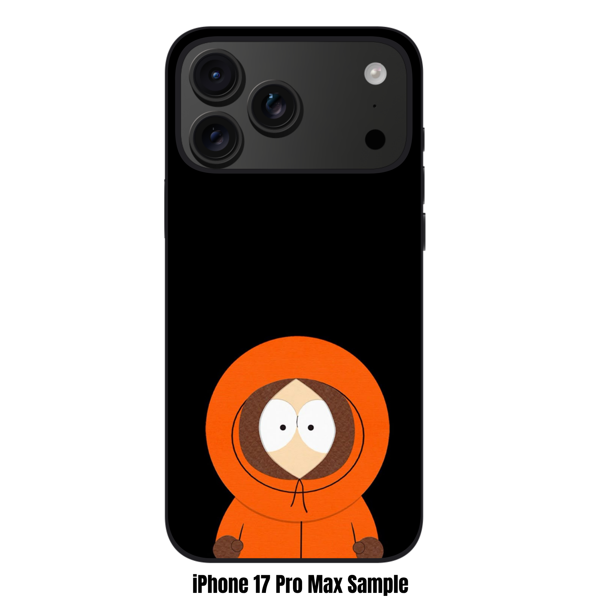 South Park Kenny Phone Case For iPhone Samsung Galaxy Pixel - South Park Kenny McCormick On Black Background