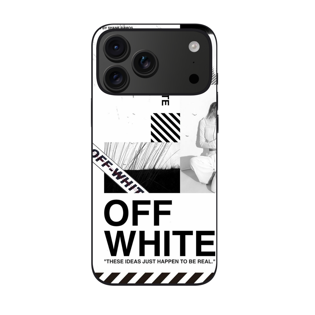 Off White Phone Case For iPhone Samsung Galaxy Pixel - Off White Industrial Collage Art