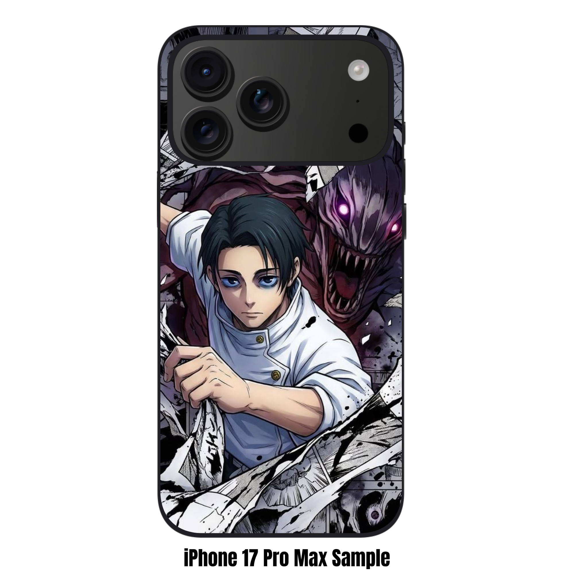 Jujutsu Kaisen Yuta Phone Case For iPhone Samsung Galaxy Pixel - Yuta Okkotsu And Rika Orimoto Breaking Through Manga Panels Poster
