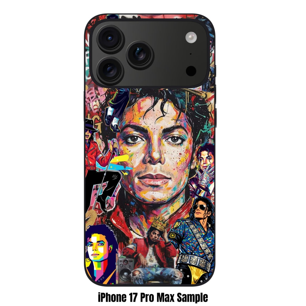 Michael Jackson Phone Case For iPhone Samsung Galaxy Pixel - Michael Jackson Colorful Graffiti Collage