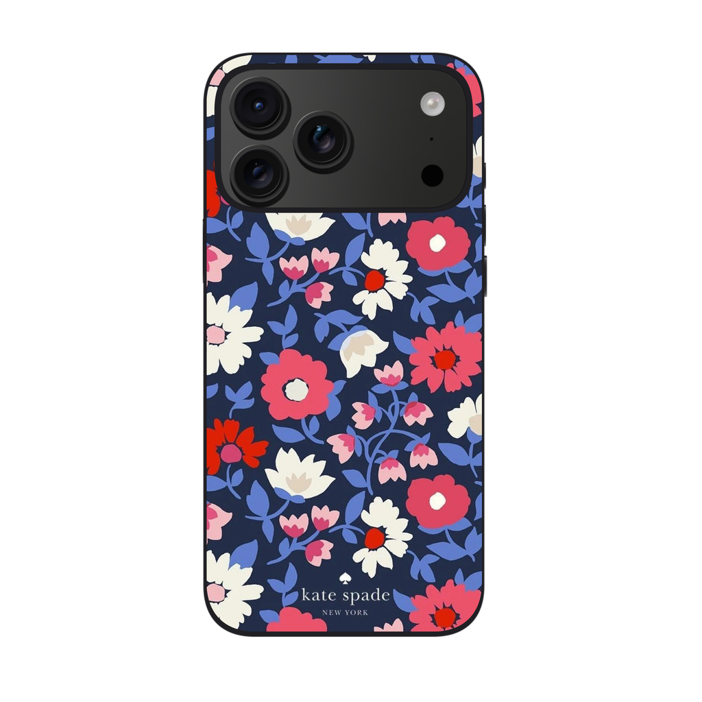 Kate Spade Phone Case For iPhone Samsung Galaxy Pixel - Kate Spade Falling Flower Pattern