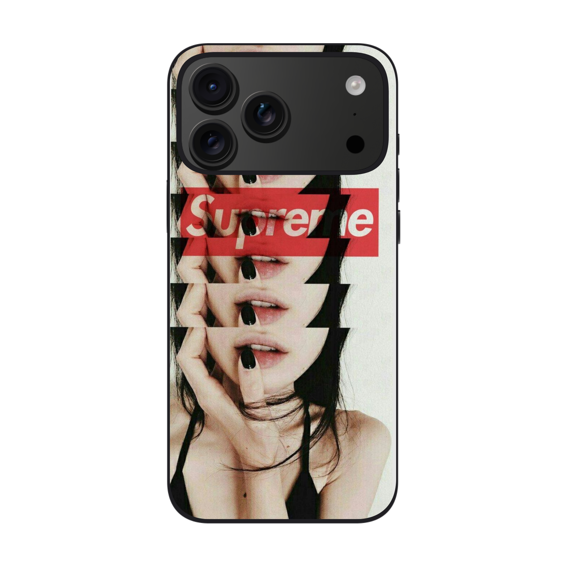 Supreme Phone Case For iPhone Samsung Galaxy Pixel - Supreme Glitch Girl Poster