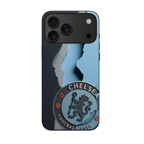 Chelsea FC Phone Case For iPhone Samsung Galaxy Pixel - Chelsea FC Blue Monochrome Art Poster