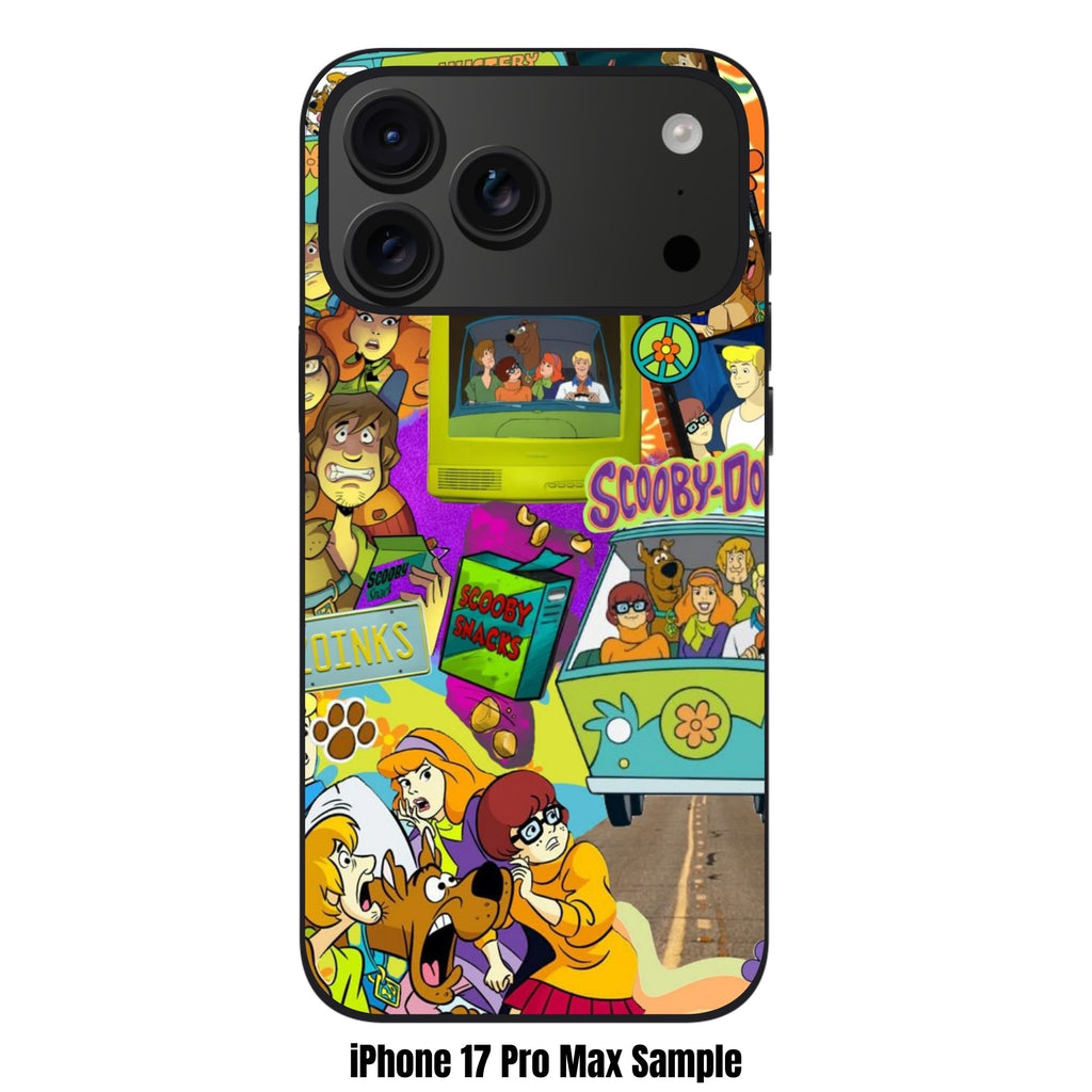 Scooby Doo Phone Case For iPhone Samsung Galaxy Pixel - Scooby Doo Retro Mystery Inc Collage Poster