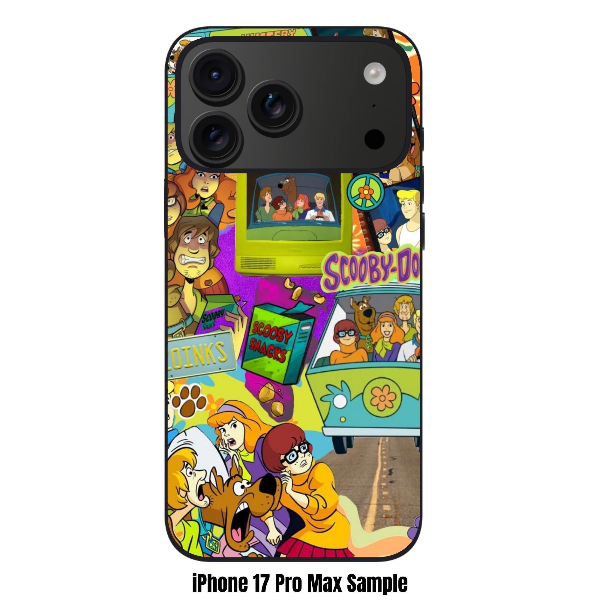 Scooby Doo Phone Case For iPhone Samsung Galaxy Pixel - Scooby Doo Retro Mystery Inc Collage Poster