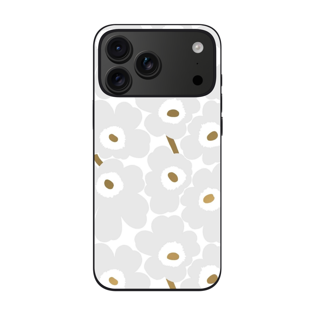 Marimekko Phone Case For iPhone Samsung Galaxy Pixel - Marimekko Unikko Off-White Pattern