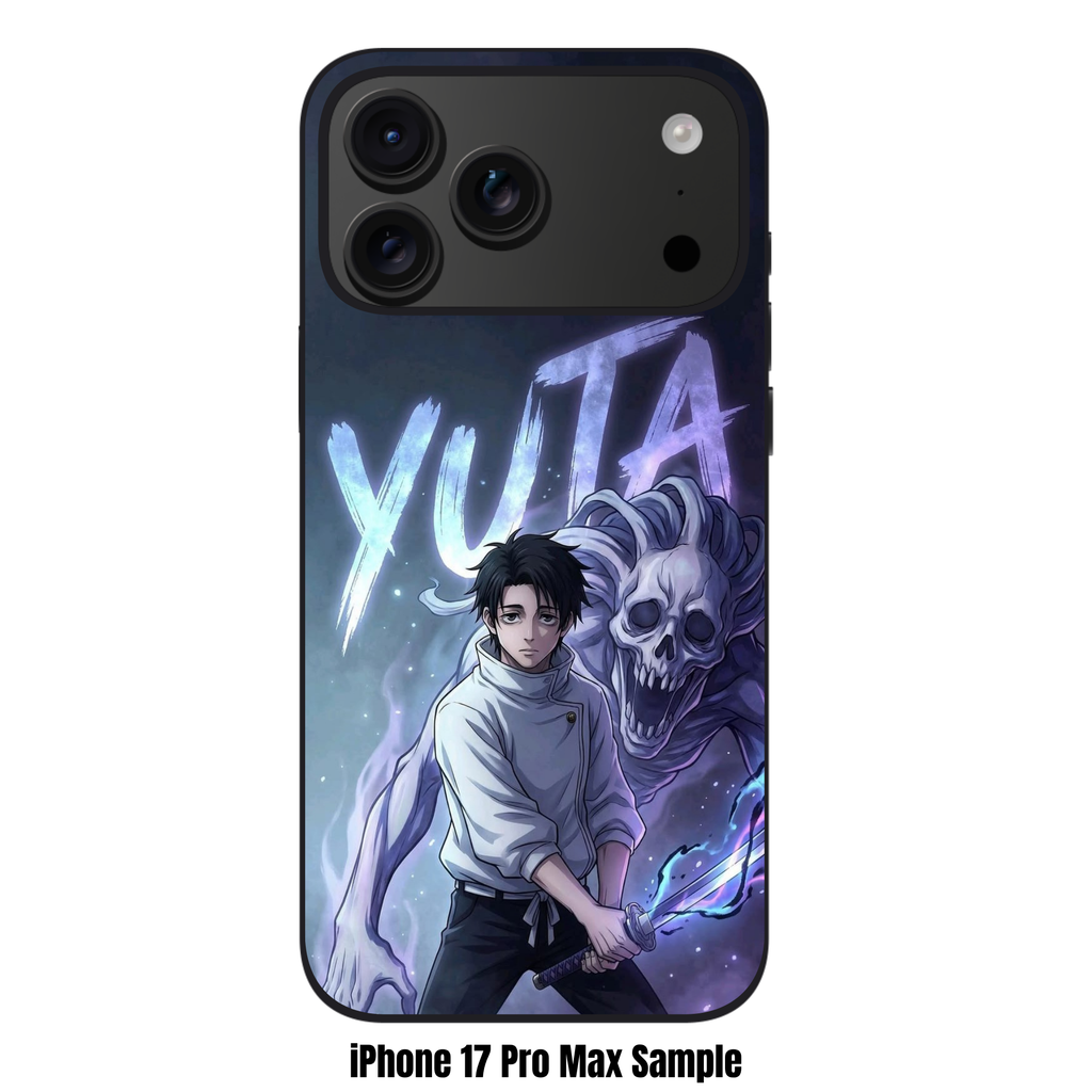 Jujutsu Kaisen Yuta Phone Case For iPhone Samsung Galaxy Pixel - Yuta Okkotsu And Rika Cursed Spirit Queen Art Poster
