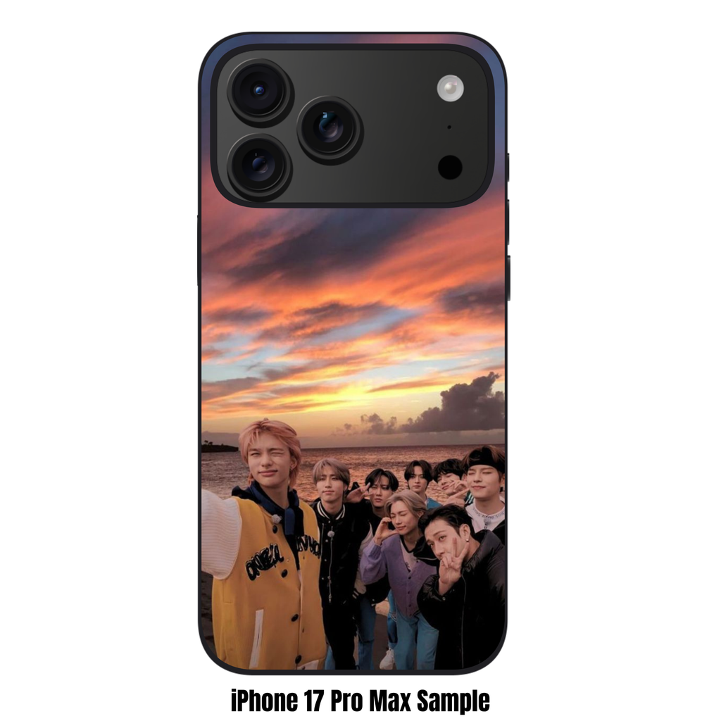 Stray Kids Phone Case For iPhone Samsung Galaxy Pixel - Stray Kids Sunset Selfie On The Beach
