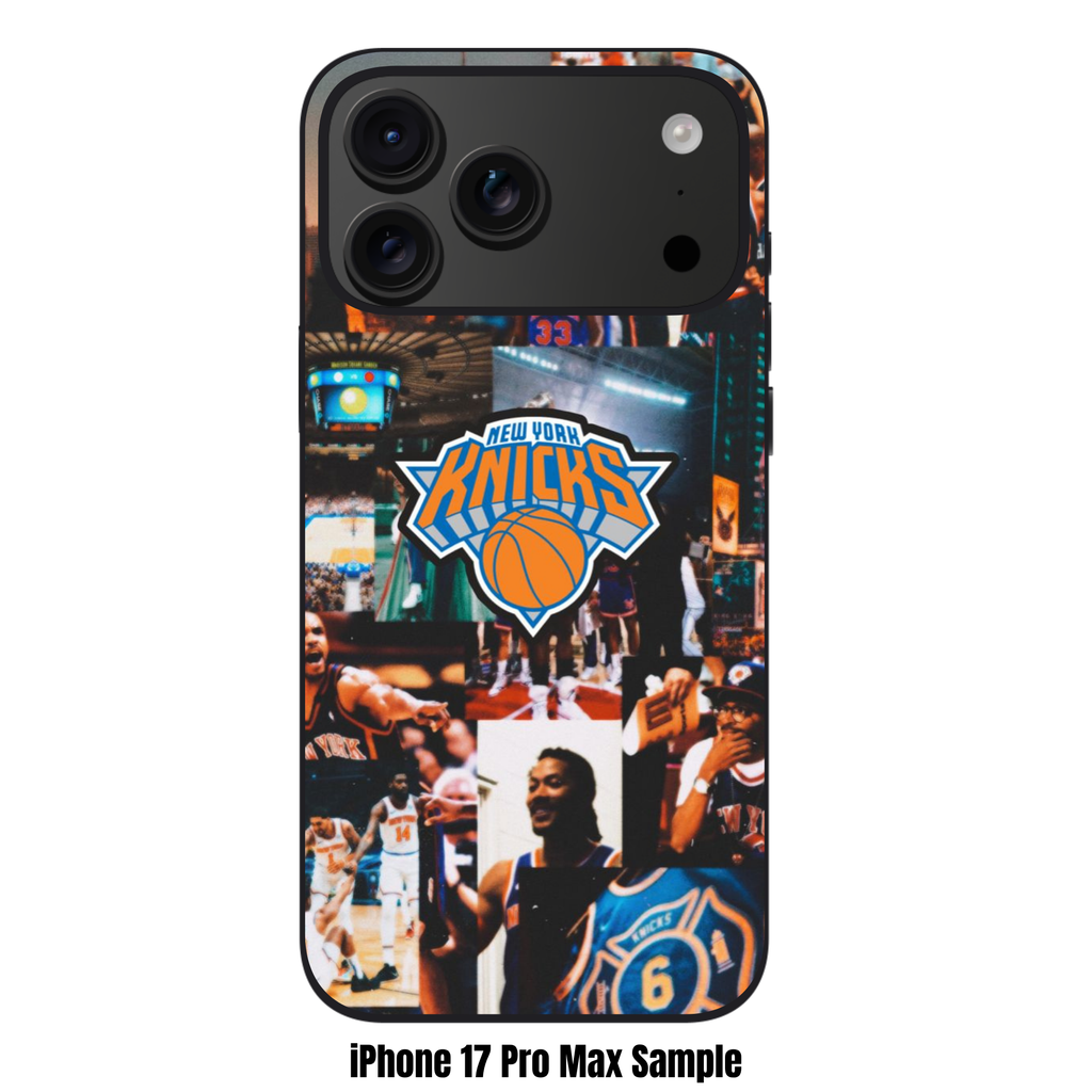 NBA New York Knicks Phone Case For iPhone Samsung Galaxy Pixel - New York Knicks Legends and Stars Collage Art