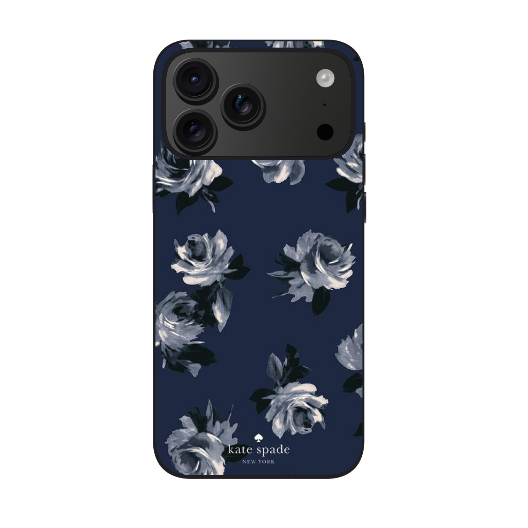 Kate Spade Phone Case For iPhone Samsung Galaxy Pixel - Kate Spade Midnight Roses Pattern