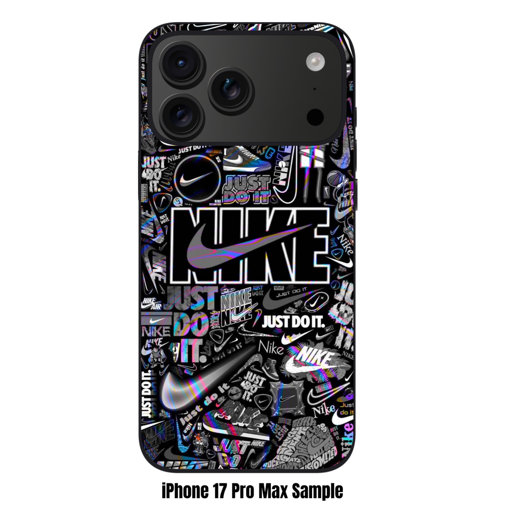Nike Phone Case For iPhone Samsung Galaxy Pixel - Nike Graffiti Collage Black And White Art