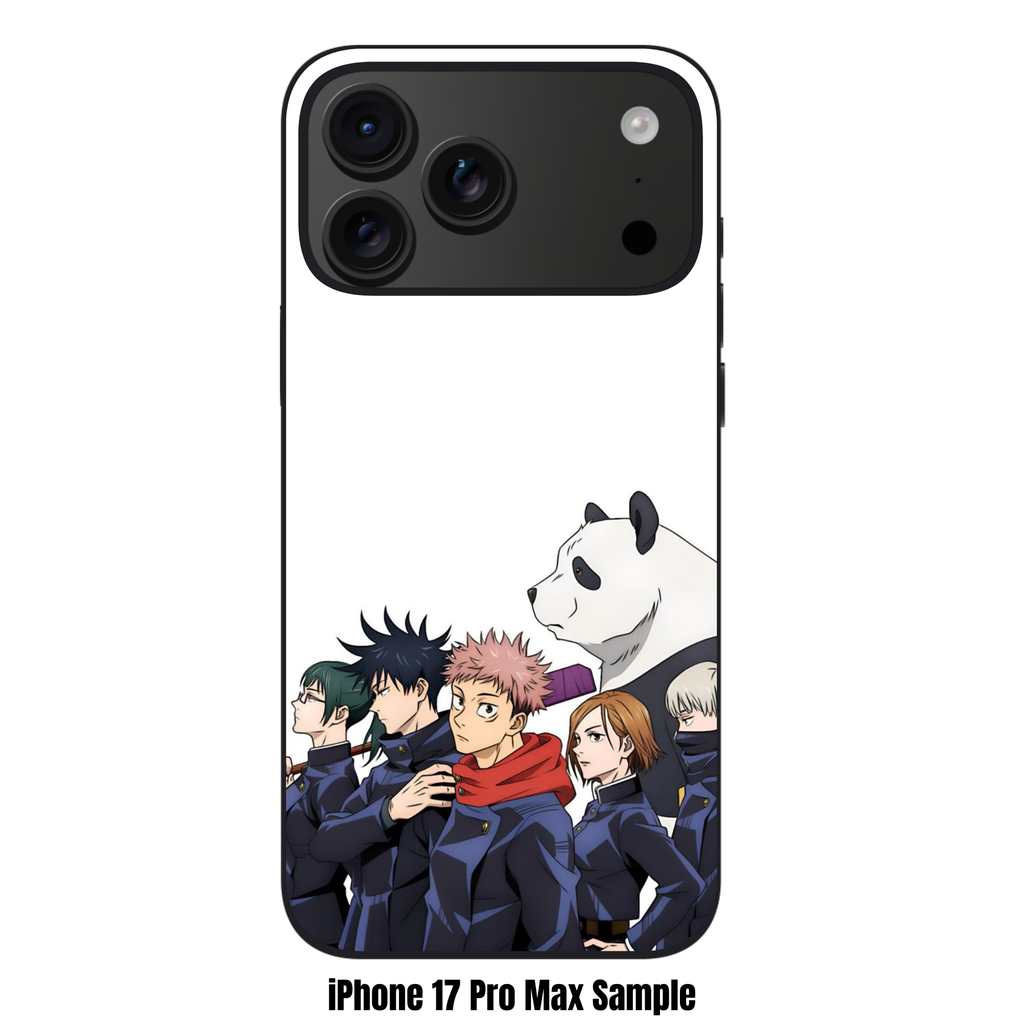 Jujutsu Kaisen Phone Case For iPhone Samsung Galaxy Pixel - Jujutsu Kaisen Tokyo High Students Team On White Background