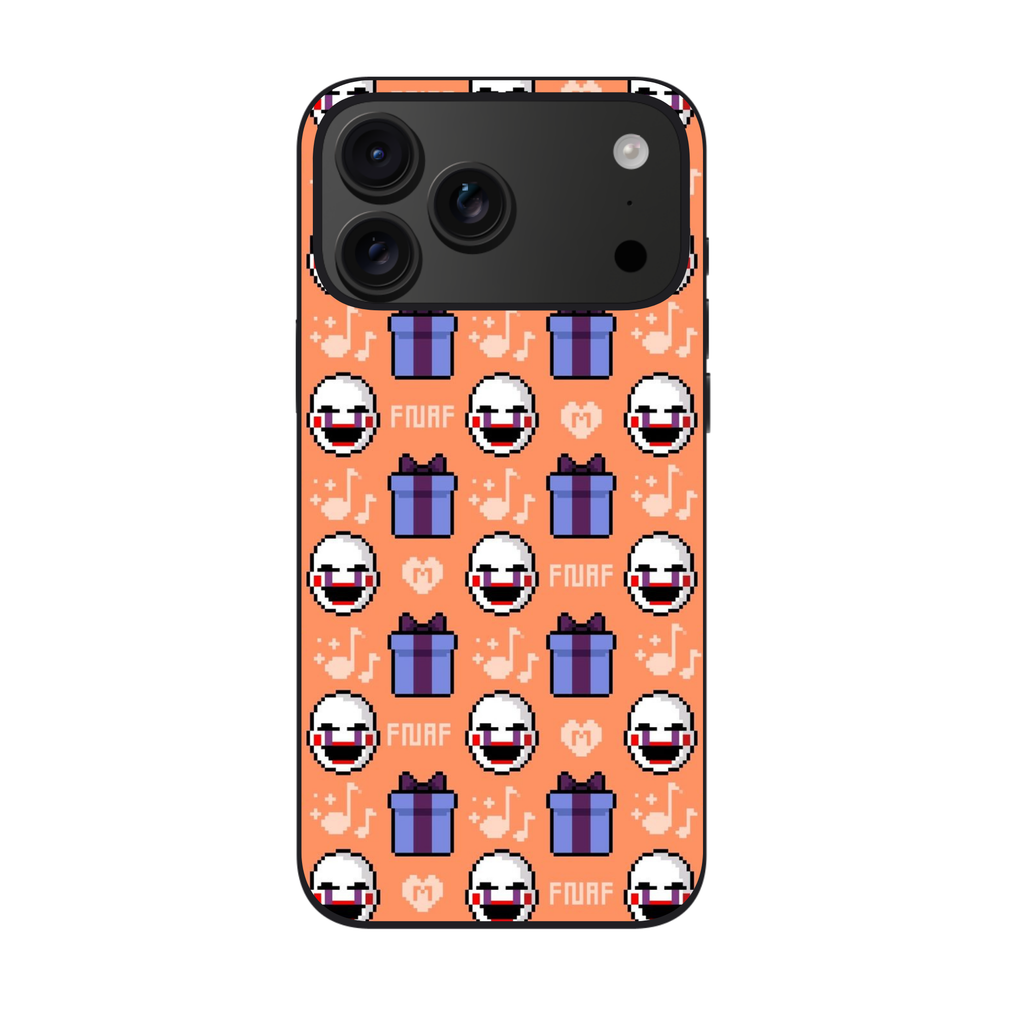 Five Nights At Freddys Marionette Phone Case For iPhone Samsung Galaxy Pixel - Marionette Pixel Art Poster