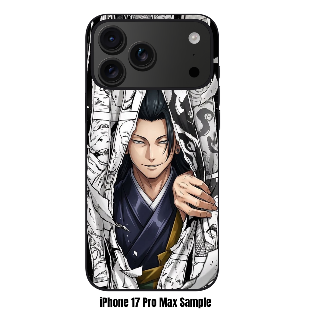 Jujutsu Kaisen Geto Phone Case For iPhone Samsung Galaxy Pixel - Suguru Geto Breaking Through Manga Panels Poster