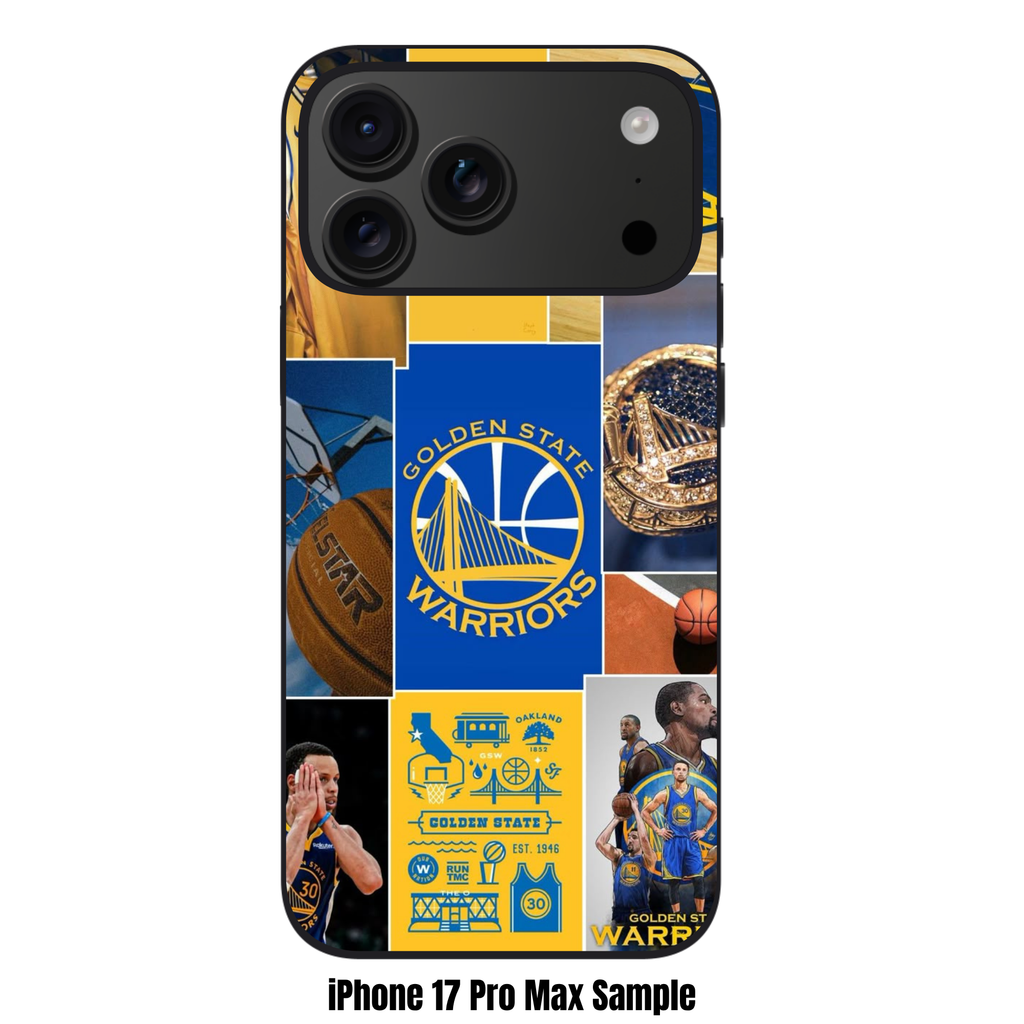 NBA Golden State Warriors Phone Case For iPhone Samsung Galaxy Pixel - Golden State Warriors Championship Collage Poster