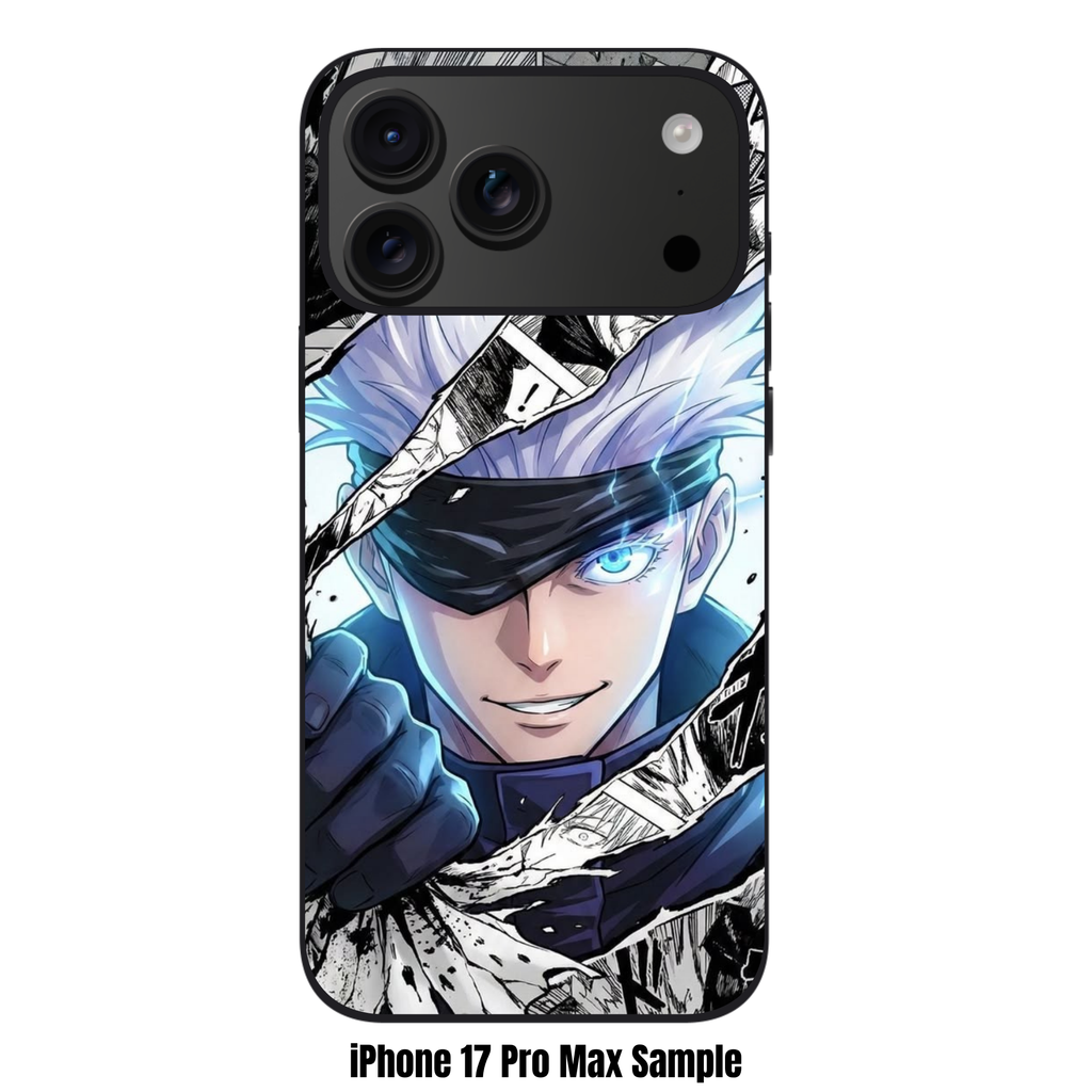Jujutsu Kaisen Gojo Phone Case For iPhone Samsung Galaxy Pixel - Satoru Gojo Unleashed Six Eyes Manga Collage Poster