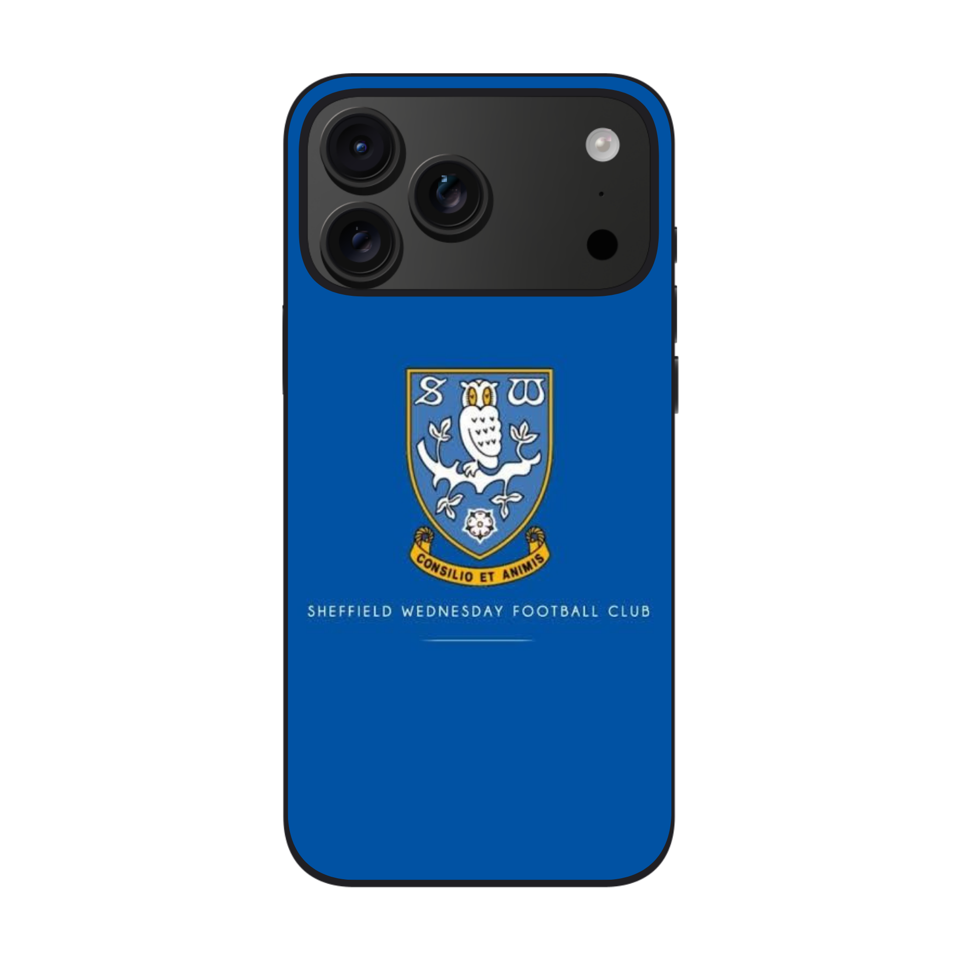 Sheffield Wednesday FC Phone Case For iPhone Samsung Galaxy Pixel - Sheffield Wednesday FC Crest On Blue Background