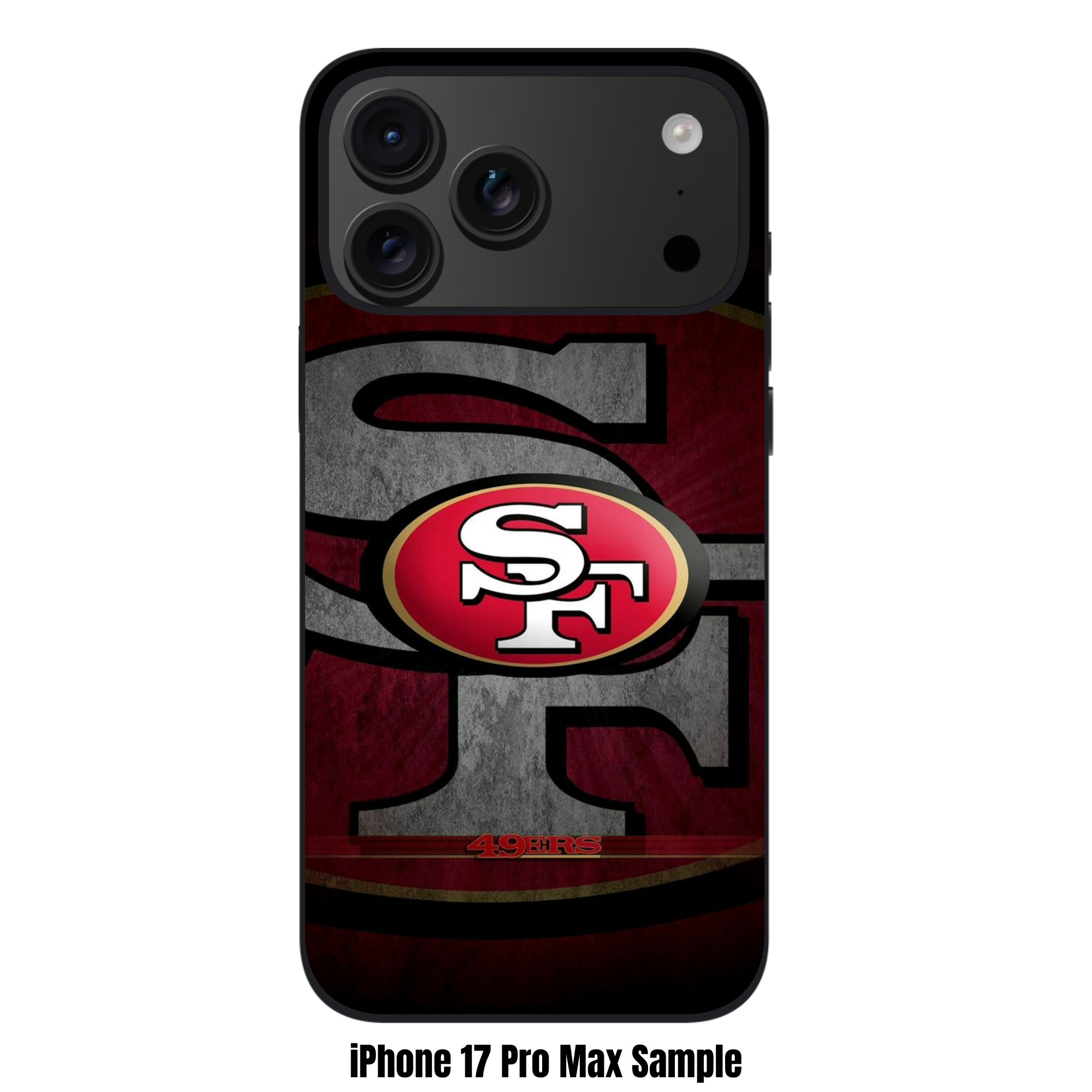NFL San Francisco 49ers Phone Case For iPhone Samsung Galaxy Pixel - San Francisco 49ers Logo On Distressed SF Background