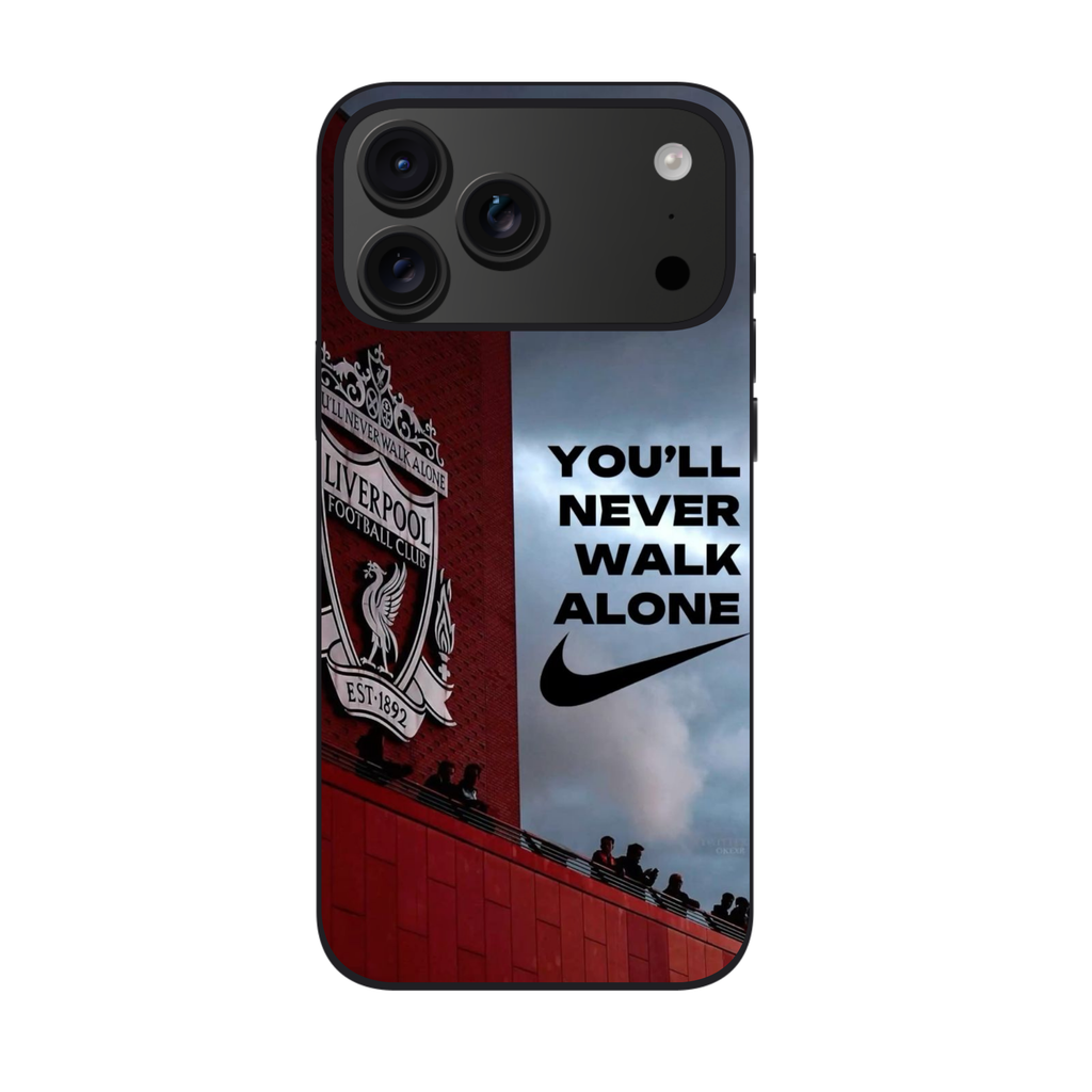 Liverpool FC Phone Case For iPhone Samsung Galaxy Pixel - Liverpool FC You'll Never Walk Alone Nike Art