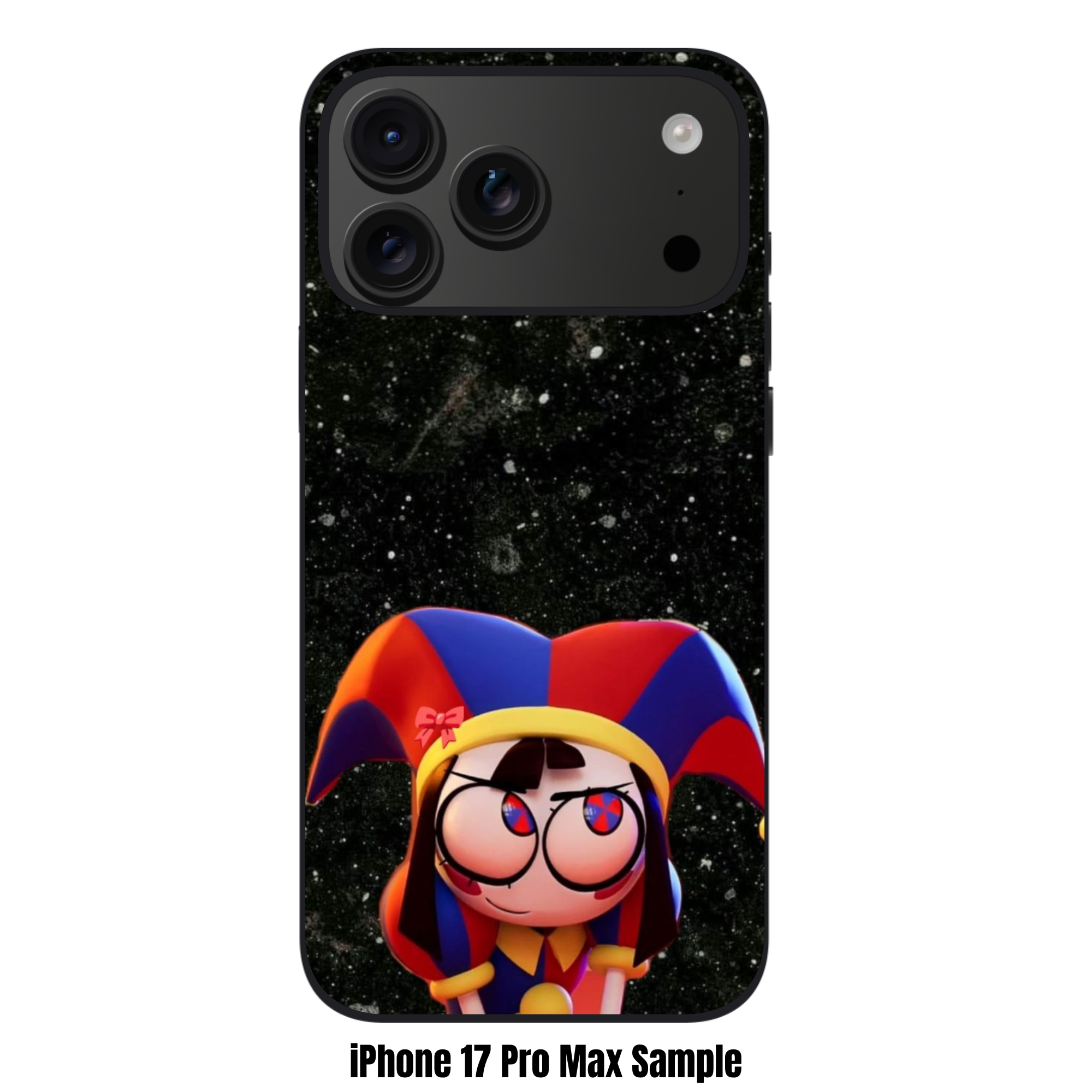 The Amazing Digital Circus Pomni Phone Case For iPhone Samsung Galaxy Pixel - Pomni On Space Background