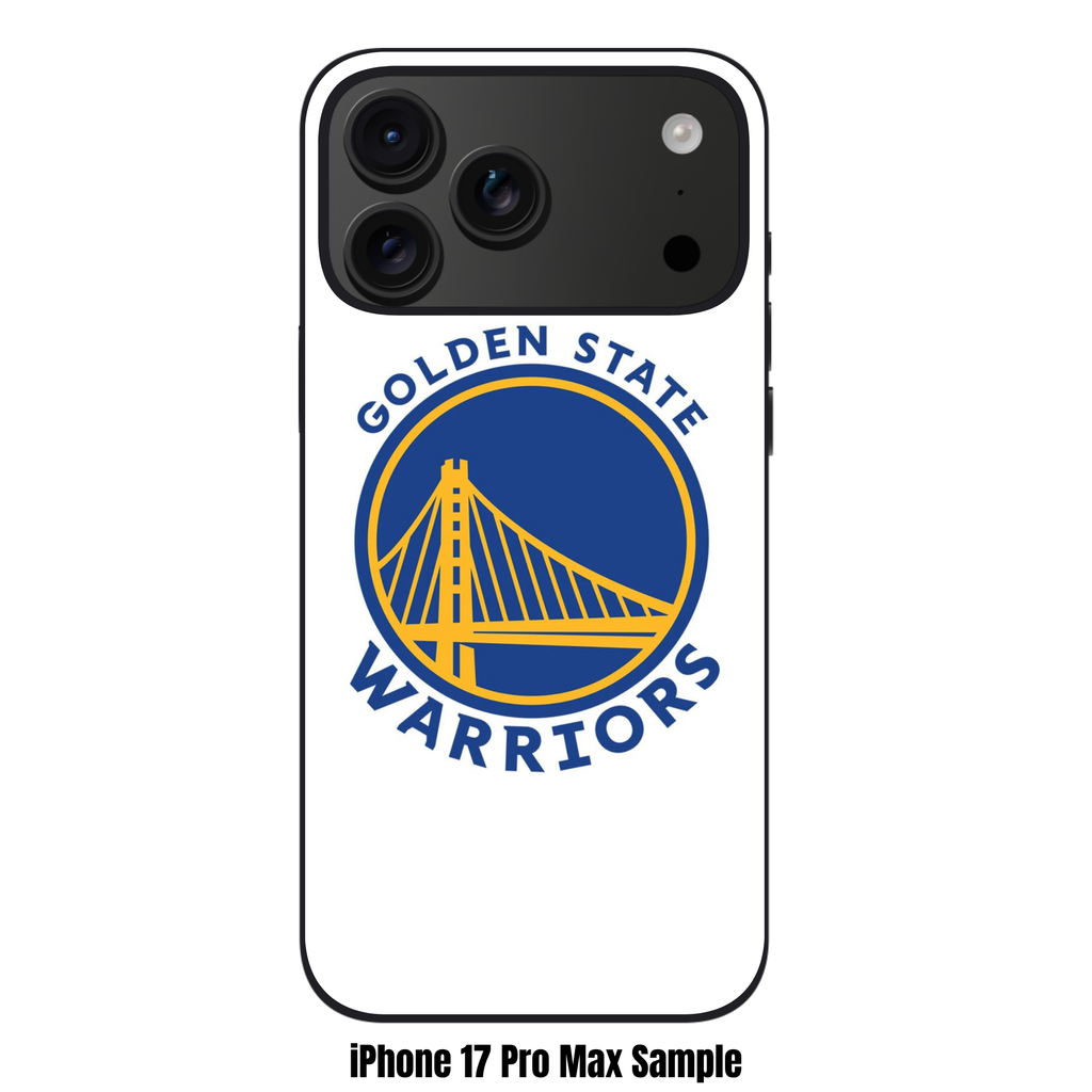 NBA Golden State Warriors Phone Case For iPhone Samsung Galaxy Pixel - Golden State Warriors Logo On White Background