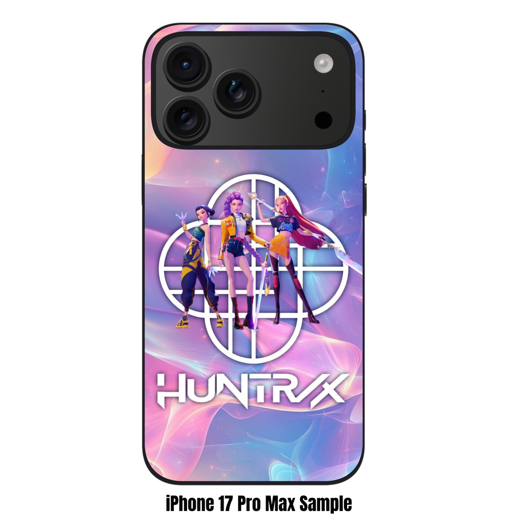 KPop Demon Hunters Phone Case For iPhone Samsung Galaxy Pixel - HUNTRIX Liquid Marble Iridescent Team Art
