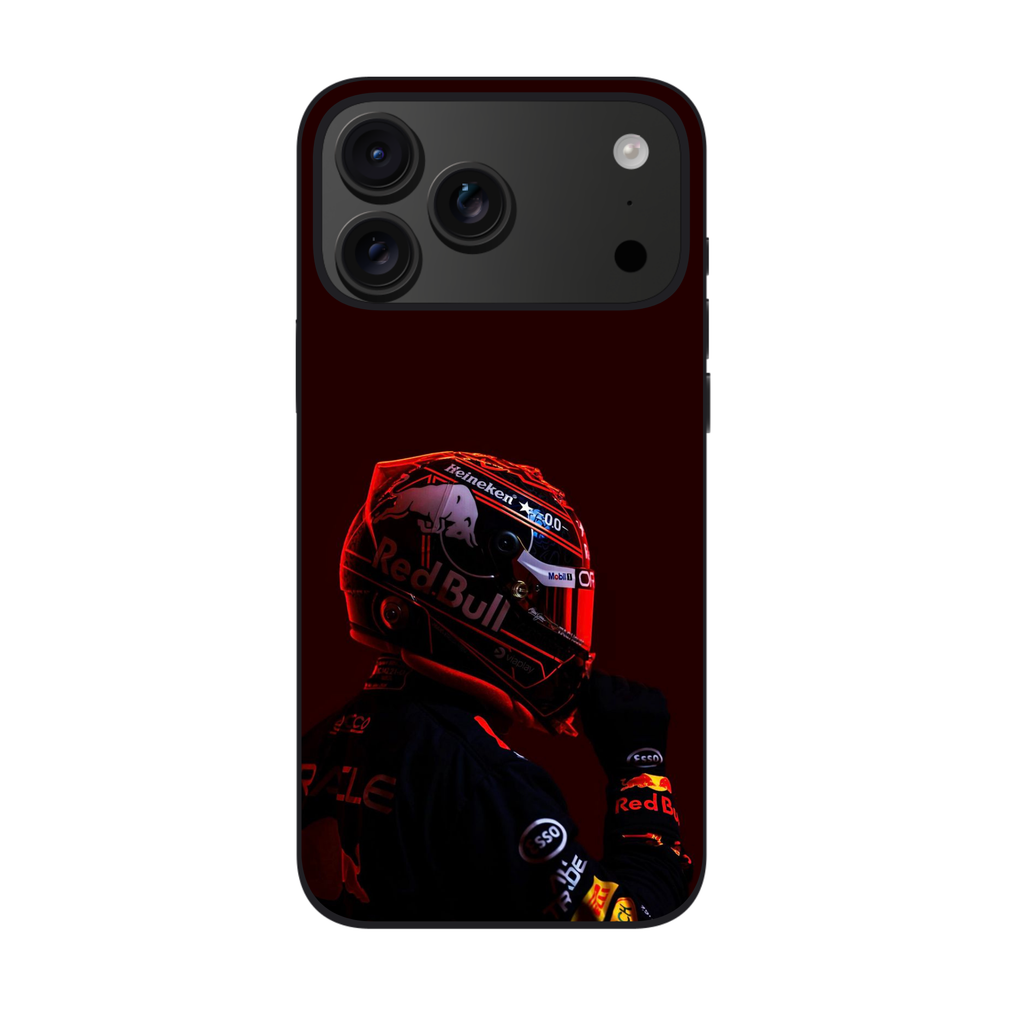 F1 Formula 1 Max Verstappen Phone Case For iPhone Samsung Galaxy Pixel - Max Verstappen Red Bull Special-Edition Helmet Poster
