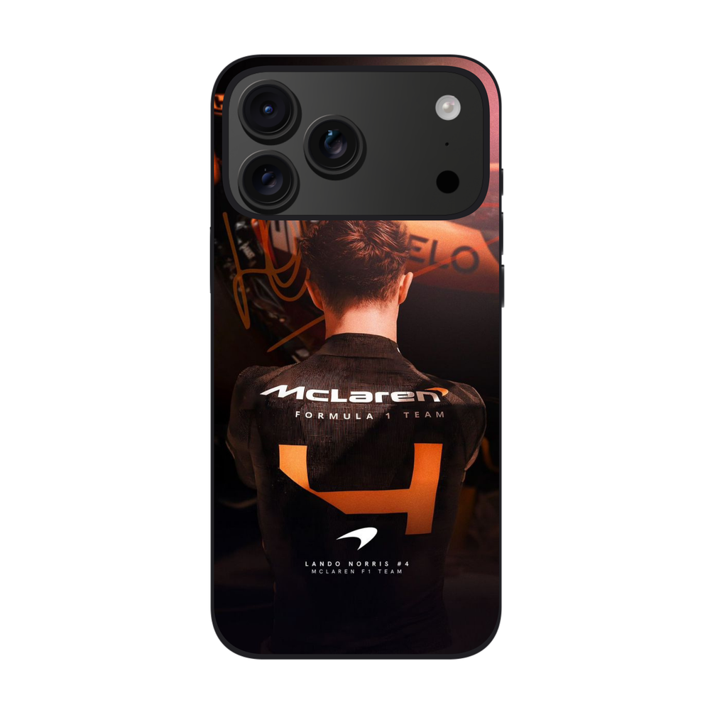 F1 Formula 1 Lando Norris Phone Case For iPhone Samsung Galaxy Pixel - Lando Norris Champion Behind The Wheel Poster