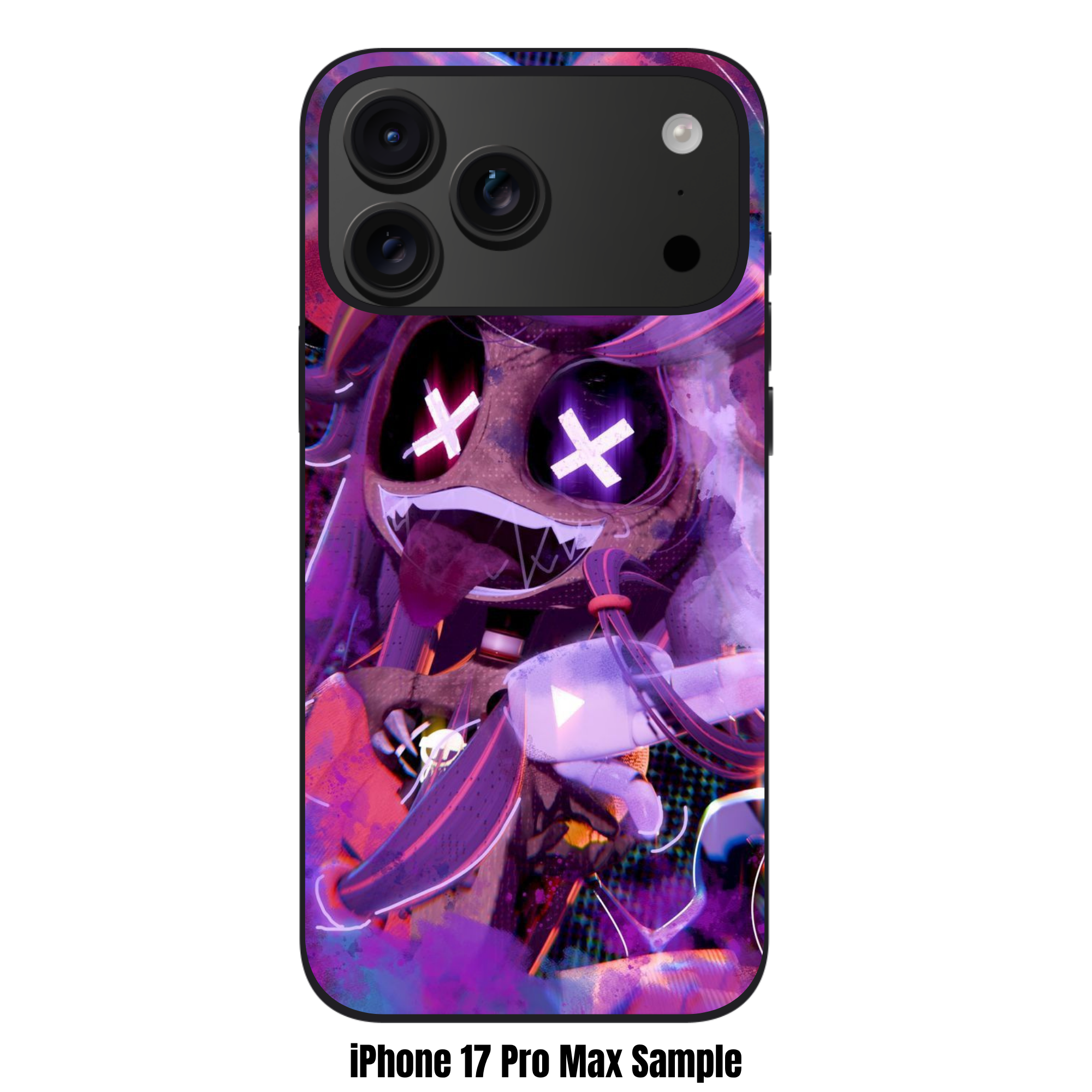 Murder Drones Cyn Phone Case For iPhone Samsung Galaxy Pixel - Cynessa Neon Glitch Art