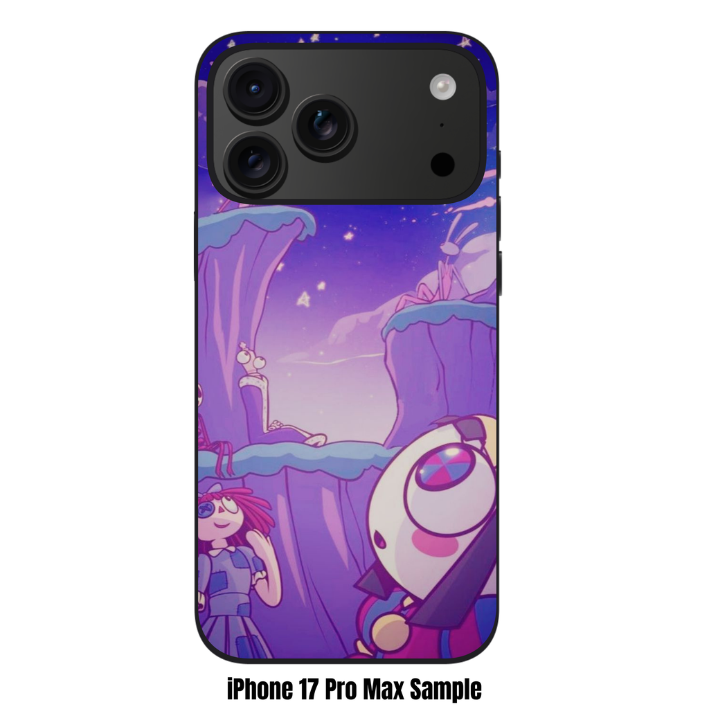 The Amazing Digital Circus Phone Case For iPhone Samsung Galaxy Pixel - Pomni Ragatha And Friends Under The Stars