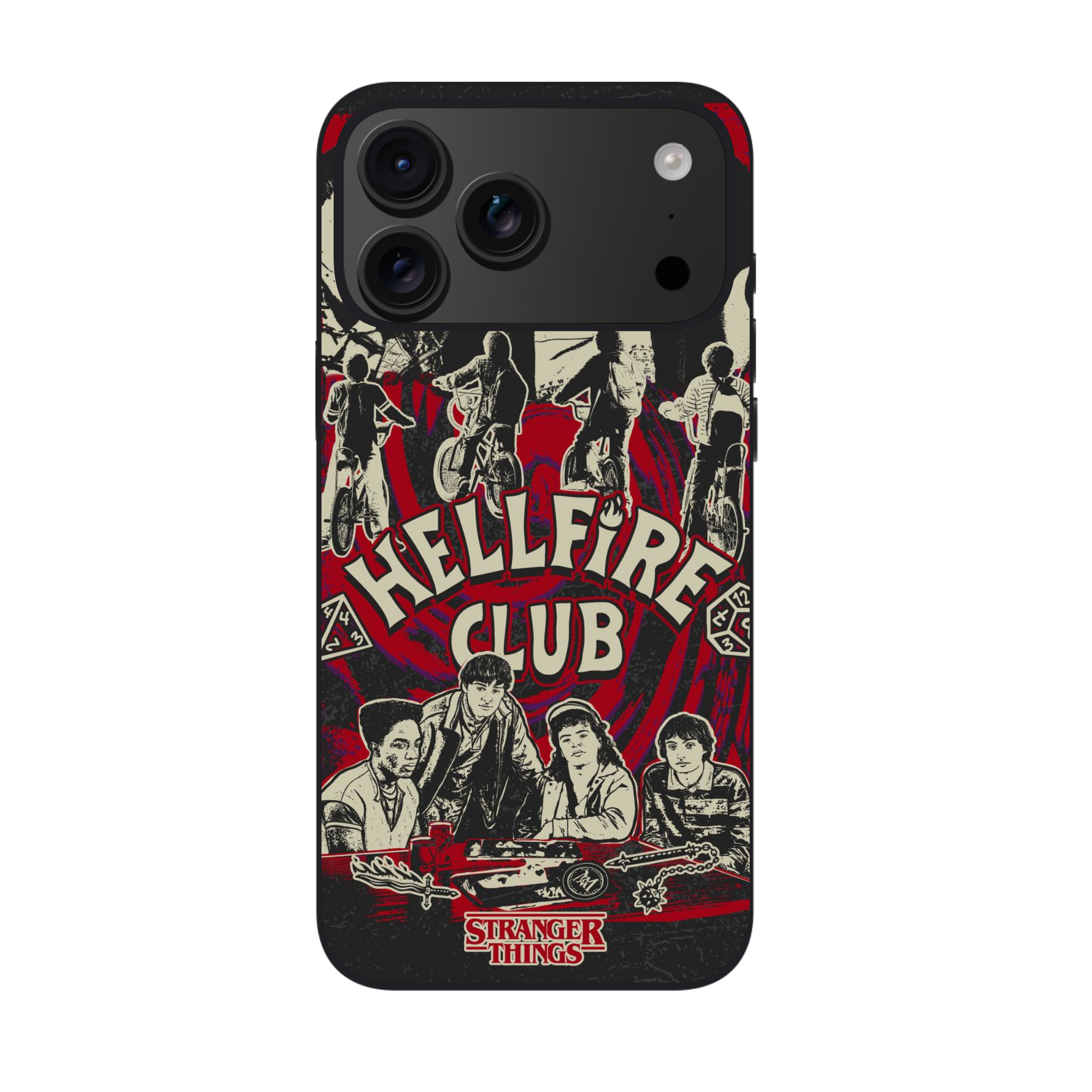 Stranger Things Phone Case For iPhone Samsung Galaxy Pixel - Stranger Things Hellfire Club Evolution Poster