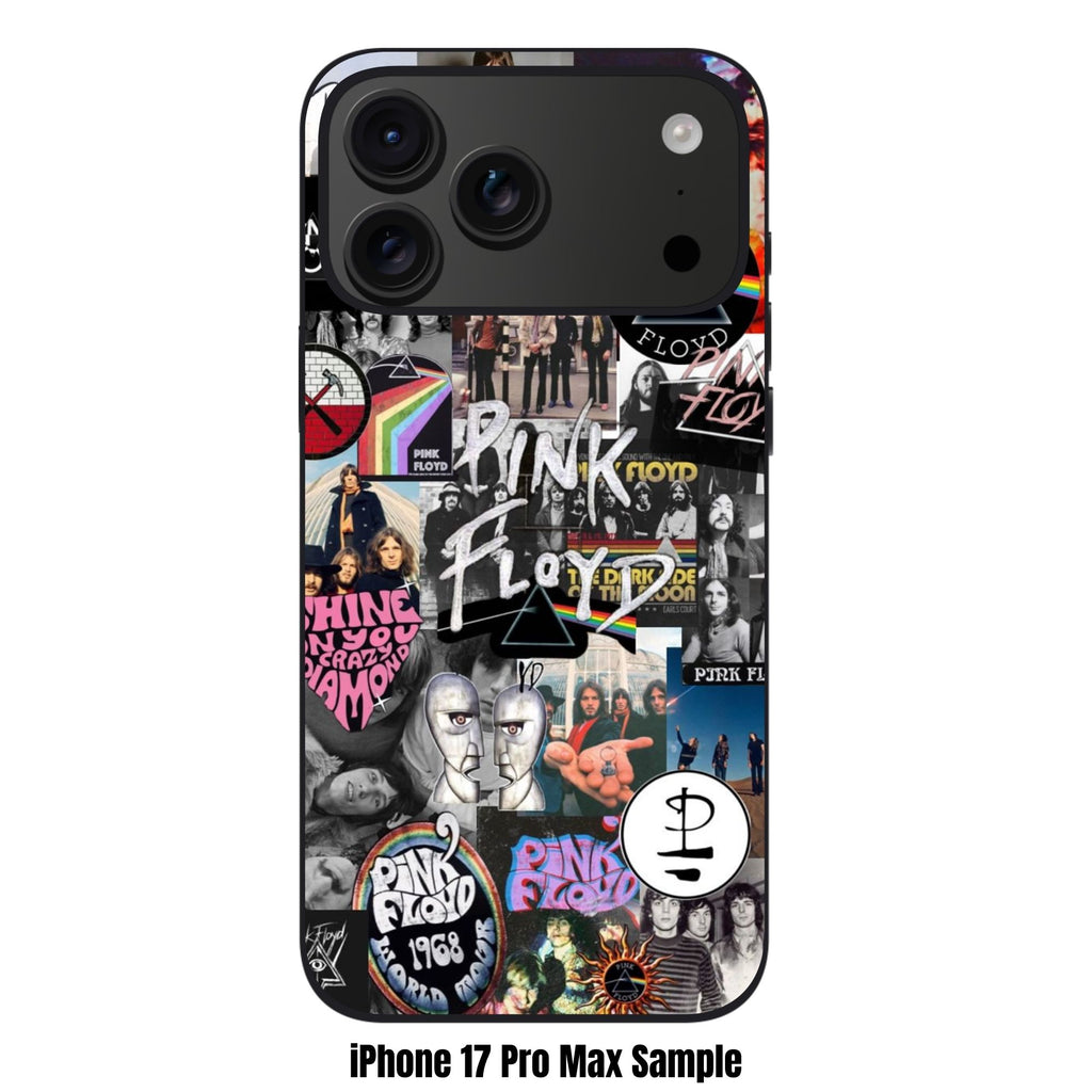 Pink Floyd Phone Case For iPhone Samsung Galaxy Pixel - Pink Floyd Aesthetic Retro Photo Collage Poster