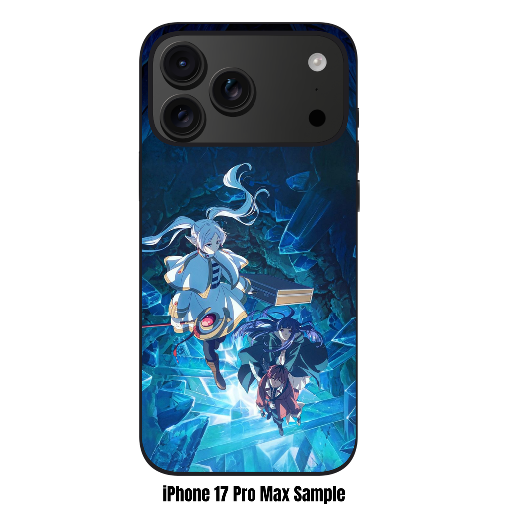 Frieren Beyond Journeys End Phone Case For iPhone Samsung Galaxy Pixel - Frieren Fern And Stark In Crystal Cave
