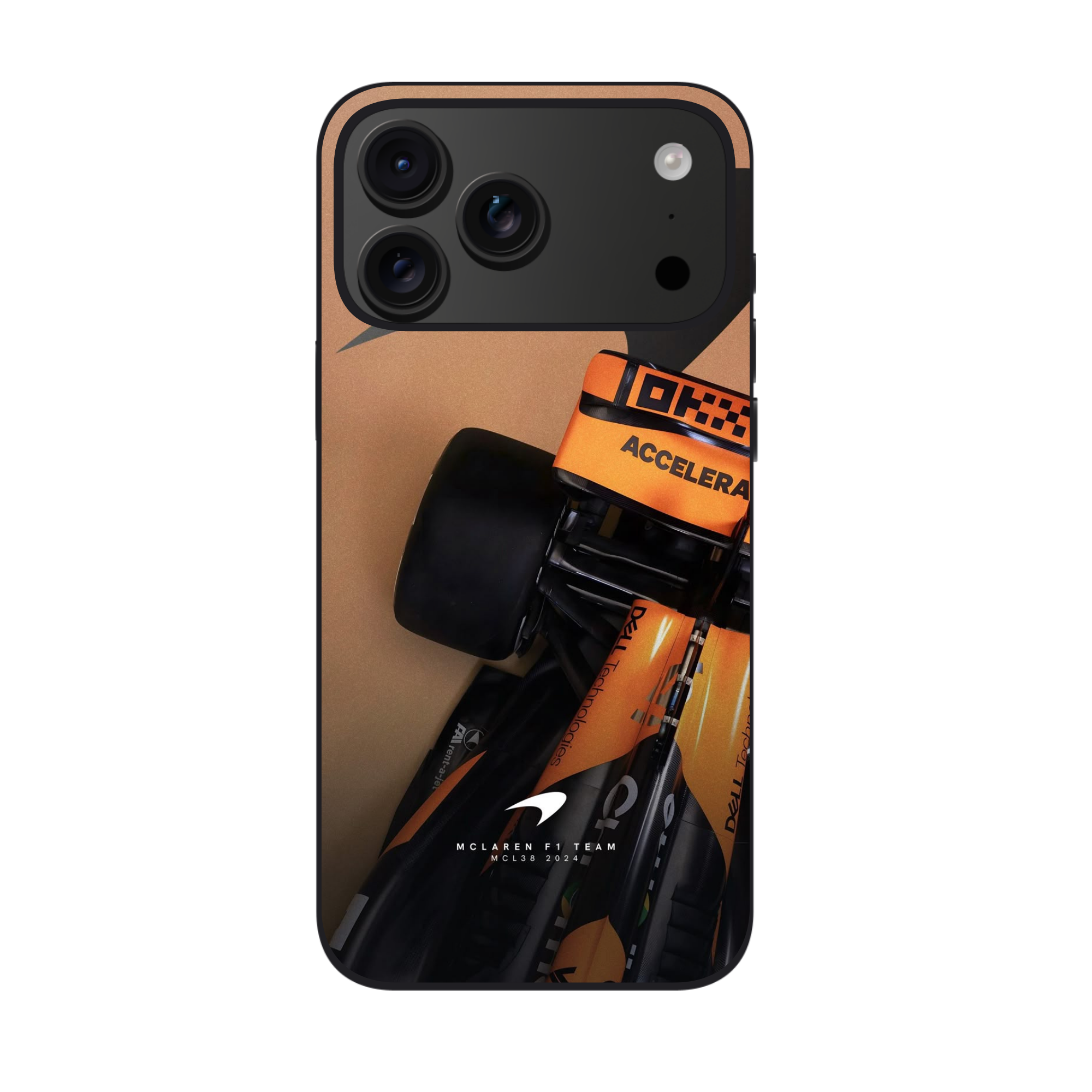 F1 Formula 1 Lando Norris Phone Case For iPhone Samsung Galaxy Pixel - Lando Norris MCL38 Racing Car Papaya And Carbon Art