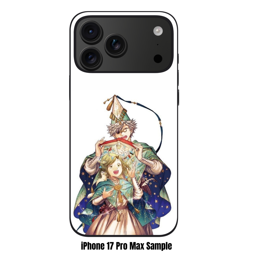 Witch Hat Atelier Phone Case For iPhone Samsung Galaxy Pixel - Qifrey Opening A Glowing Magic Book Over Coco On White Background